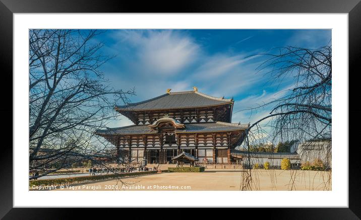 Nara castle of japan Framed Mounted Print by Yagya Parajuli