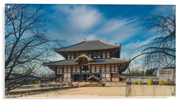 Nara castle of japan Acrylic by Yagya Parajuli