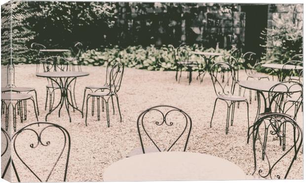 Heart shaped cafe' Canvas Print by Steve Taylor