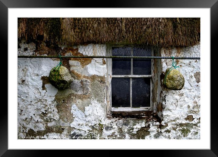 Window and Whitewash                               Framed Mounted Print by Chris Drabble