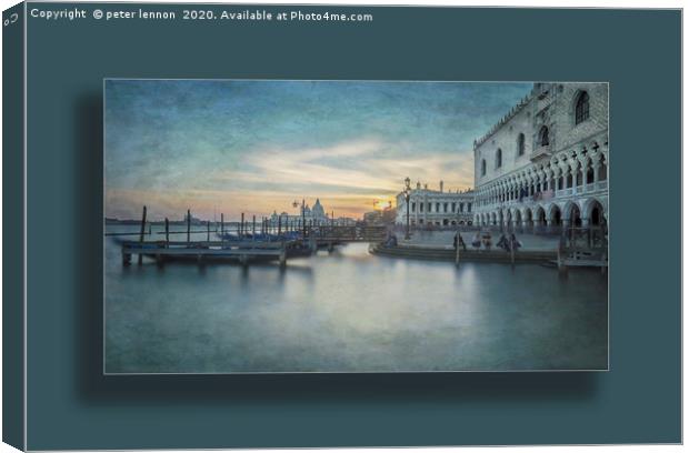 Venice Old Masters 1 Canvas Print by Peter Lennon