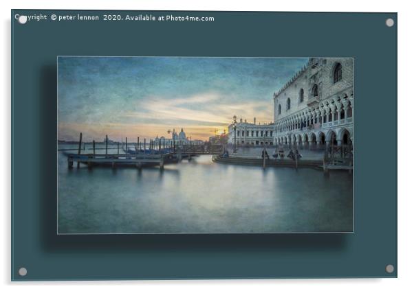 Venice Old Masters 1 Acrylic by Peter Lennon