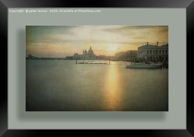 Venice Old Masters 3 Framed Print by Peter Lennon