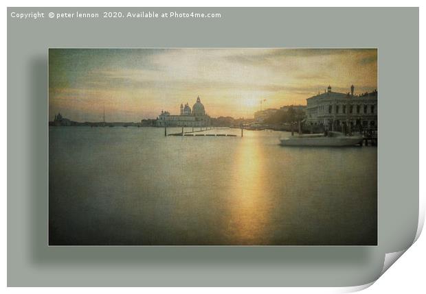 Venice Old Masters 3 Print by Peter Lennon
