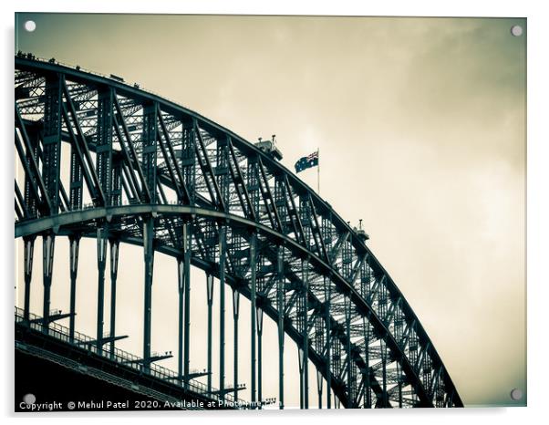 Sydney Harbour Bridge, Sydney, New South Wales, Au Acrylic by Mehul Patel