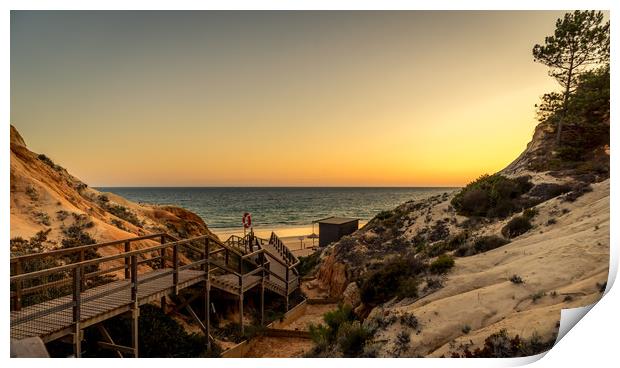 Portuguese paradise Print by Naylor's Photography