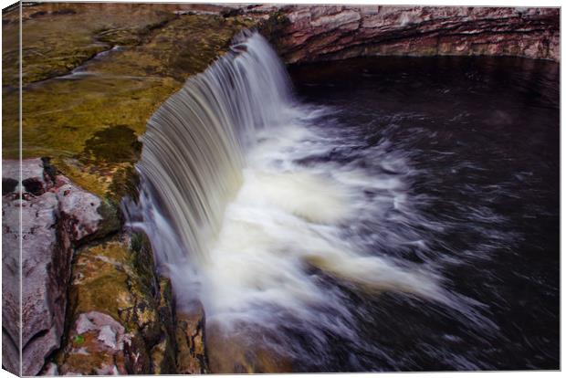 Above the waterfall Canvas Print by David McCulloch