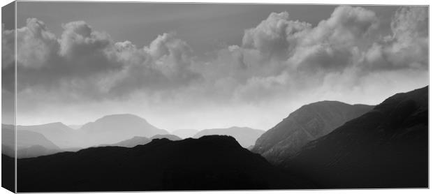 Mountain Moods Canvas Print by John Malley