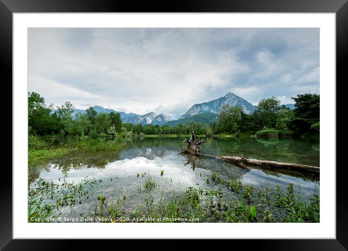 Bordano lake, Italy Framed Mounted Print by Sergio Delle Vedove