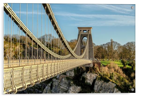 Clifton Suspension Bridge - Bristol Acrylic by Shaun Davey