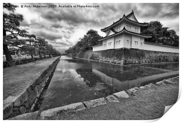 Nijo Castle - Japan Print by Andy Anderson
