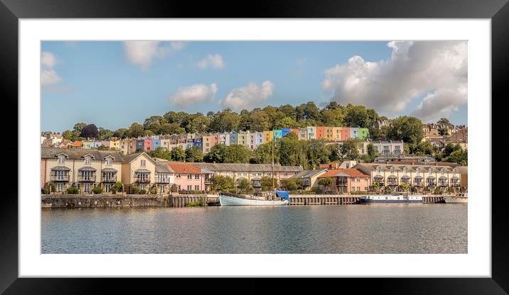 Bristol's Historic Floating Harbour Framed Mounted Print by Shaun Davey