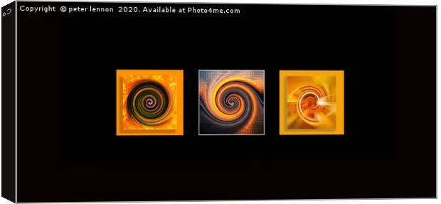 One...Two,,,Three... Canvas Print by Peter Lennon