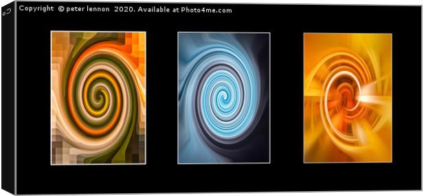 One...Two...Three....Again Canvas Print by Peter Lennon