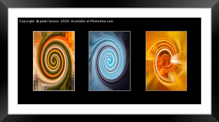 One...Two...Three....Again Framed Mounted Print by Peter Lennon