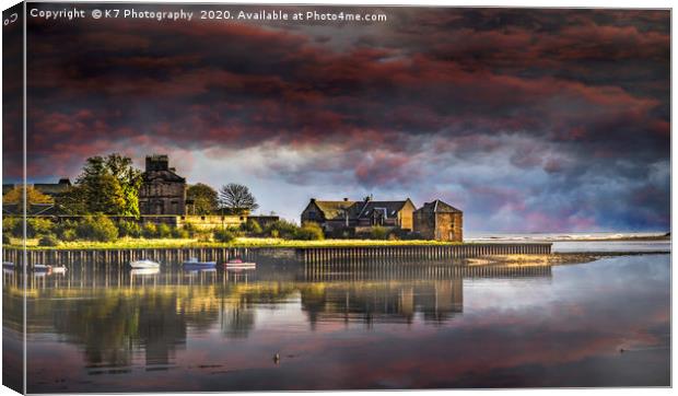 Serene Beauty of Berwick's River Estuary Canvas Print by K7 Photography