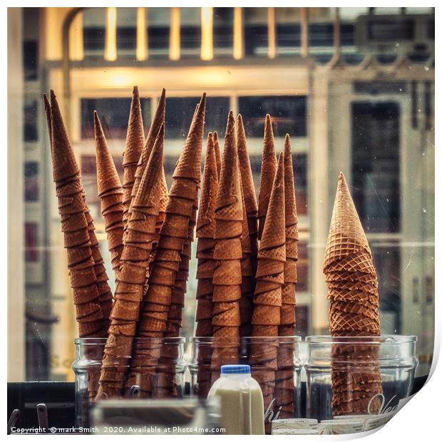 Cone City Print by mark Smith