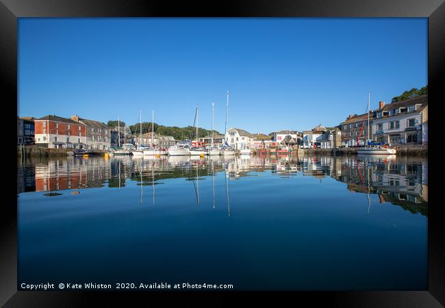 Padstow From the Water Framed Print by Kate Whiston