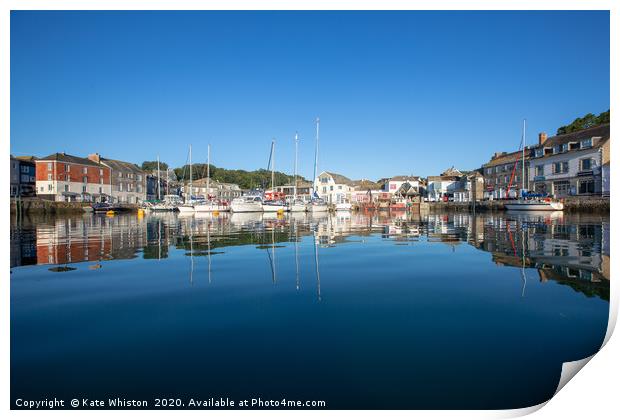 Padstow From the Water Print by Kate Whiston