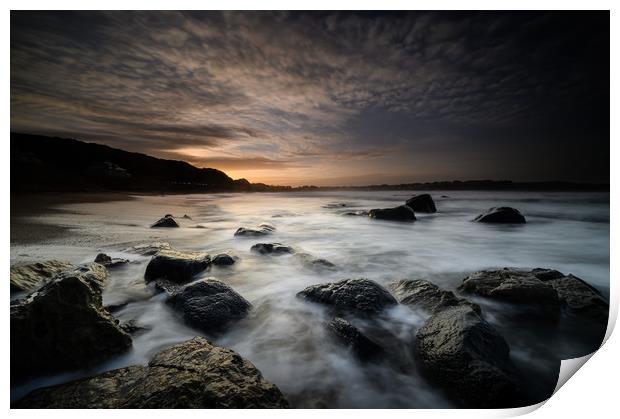 Ballintoy Coastline on the The Causeway Coast in C Print by Creative Photography Wales