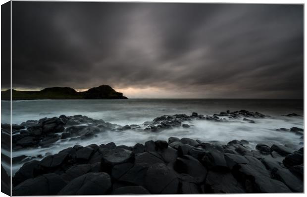 Giants Causeway on The Causeway Coast in County An Canvas Print by Creative Photography Wales