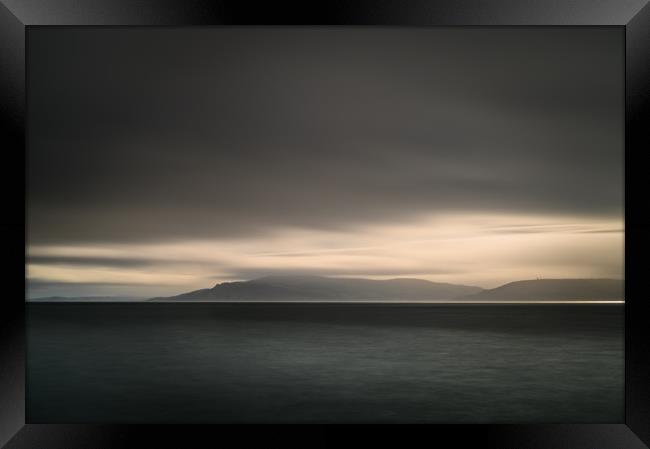 The Larne Coastline from Carnlough, The Causeway C Framed Print by Creative Photography Wales