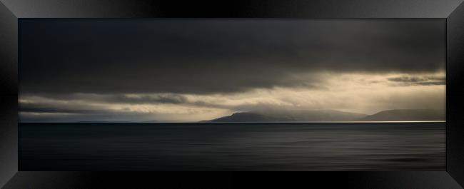 The Larne Coastline from Carnlough, The Causeway C Framed Print by Creative Photography Wales