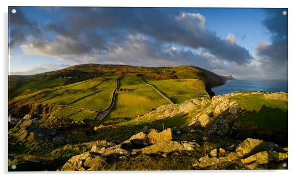 Torr Head and views to Murlough Bay on the The Cau Acrylic by Creative Photography Wales