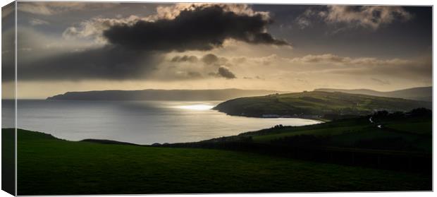 View to Cushendall bay, The Causeway Coast in Coun Canvas Print by Creative Photography Wales