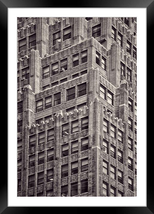 New York Skyscraper  Framed Mounted Print by Scott Anderson