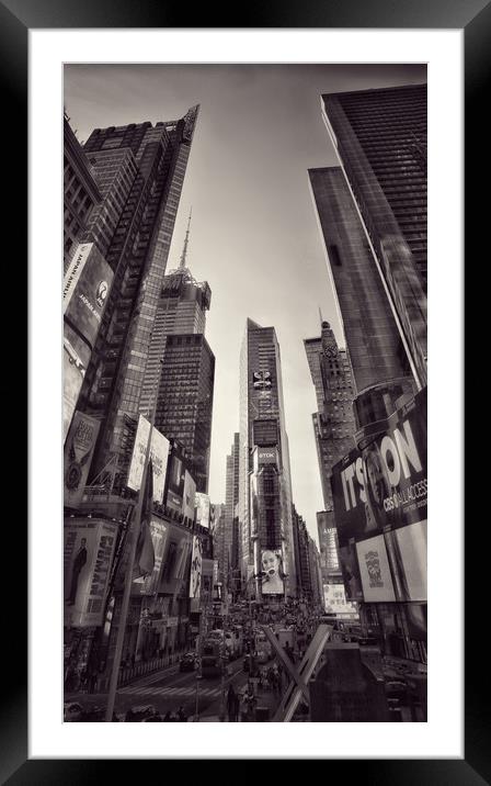 Times Square, New York City  Framed Mounted Print by Scott Anderson