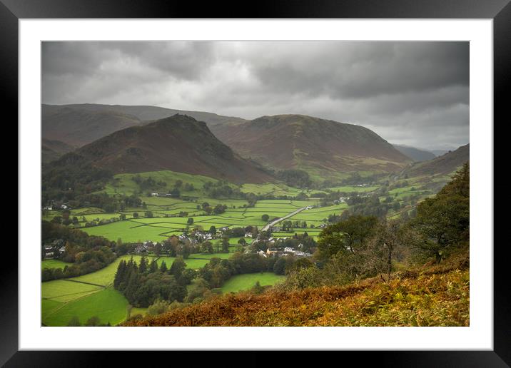 The Vale of Grasmere Framed Mounted Print by John Malley