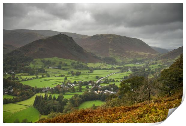 The Vale of Grasmere Print by John Malley