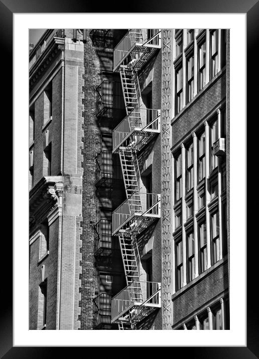 New York Architecture  Framed Mounted Print by Scott Anderson