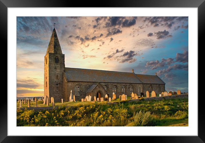 St Bartholomew's Church Framed Mounted Print by John Ellis