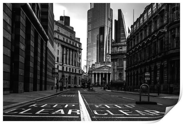 City Of London Print by Wayne Howes