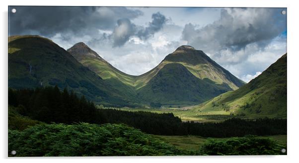 The Back of the three sisters Acrylic by Keith Thorburn EFIAP/b