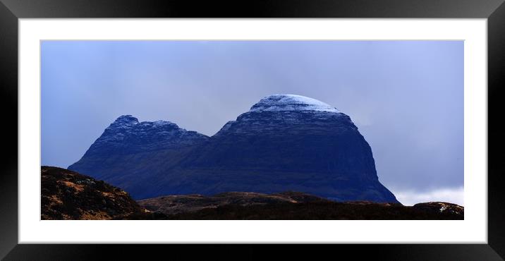 Suilven Framed Mounted Print by John Malley