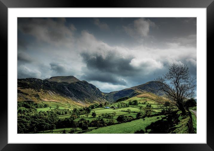 How Green is my Valley Framed Mounted Print by John Malley