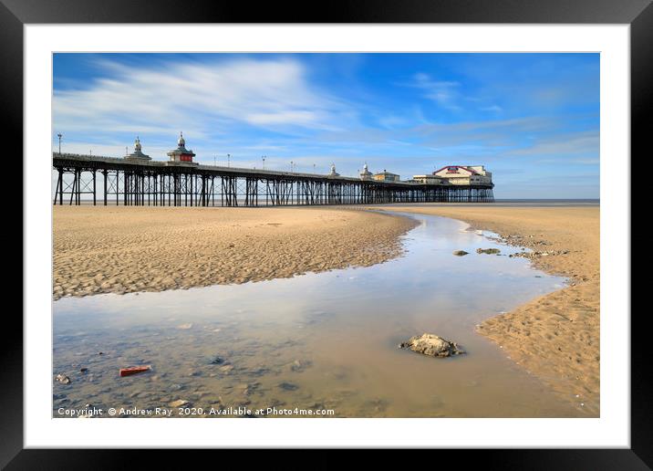 Towards the North Pier (Blackpool) Framed Mounted Print by Andrew Ray