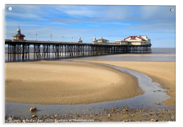 Blackpool North Pier Acrylic by Andrew Ray