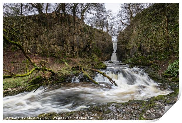 Catrigg Force Waterfall Print by Andrew Ray
