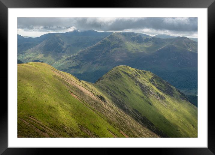 Whiteless Pike Framed Mounted Print by John Malley