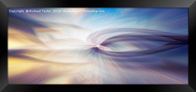 Sunrise Twirl Framed Print by Richard Taylor