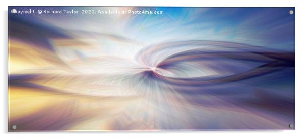 Sunrise Twirl Acrylic by Richard Taylor
