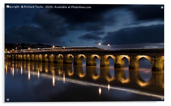 Bideford Bridge Acrylic by Richard Taylor