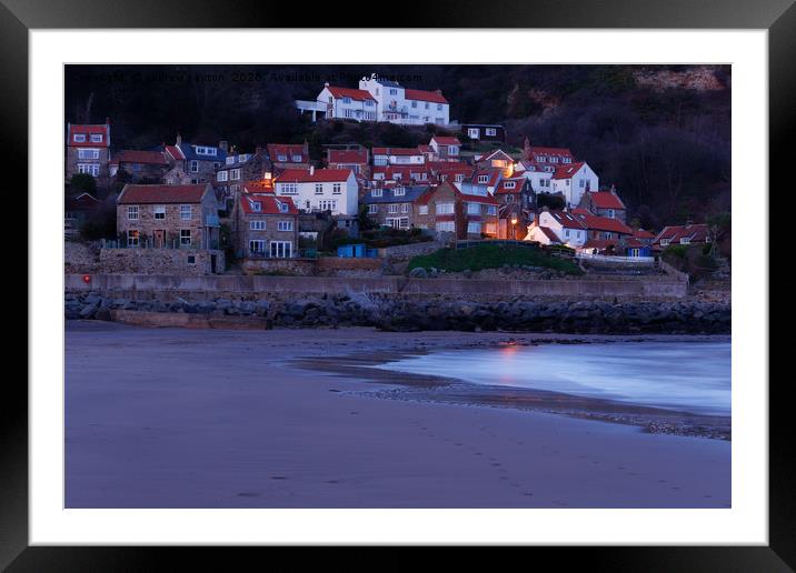 SEA VIEWS Framed Mounted Print by andrew saxton