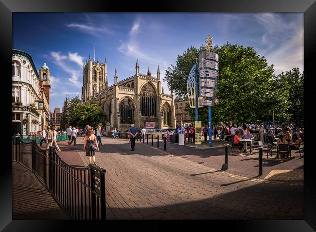 Majestic Hull Minster Framed Print by P D