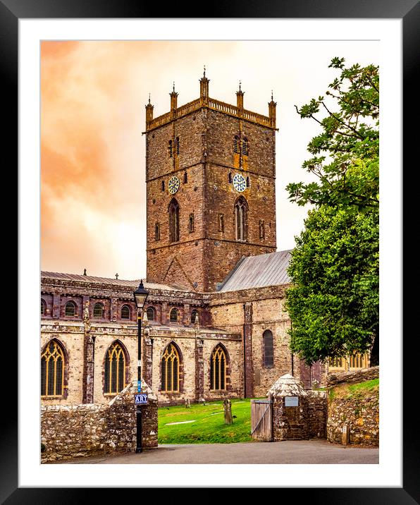 St Davids Cathedral, Pembrokeshire, Wales, UK Framed Mounted Print by Mark Llewellyn
