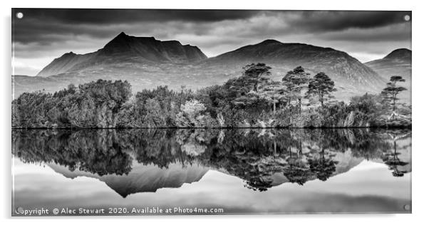 Scottish Landscape Reflected Acrylic by Alec Stewart